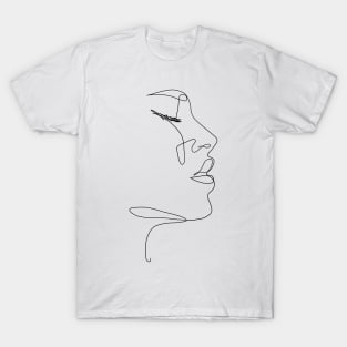 Line art woman T-Shirt